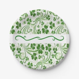 Assiettes En Carton Plaques de papier Saint Patrick's Day