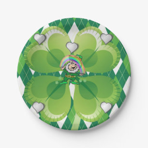 Assiettes En Carton Plaques de papier Saint Patrick's Day