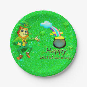 Assiettes En Carton Plaques de papier Saint Patrick's Day