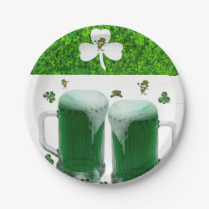 Assiettes En Carton Plaques de papier Saint Patrick's Day