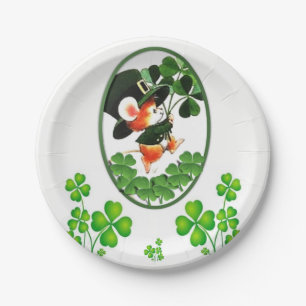 Assiettes En Carton Plaques de papier Saint Patrick's Day