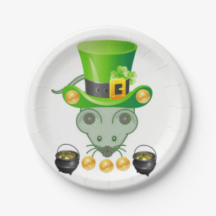 Assiettes En Carton Plaques de papier Saint Patrick's Day