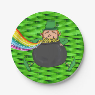 Assiettes En Carton Plaques de papier Saint Patrick's Day