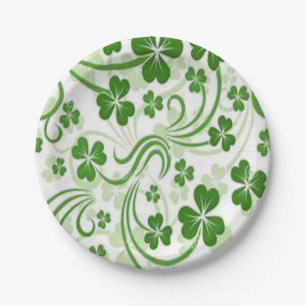 Assiettes En Carton Plaques de papier Saint Patrick's Day