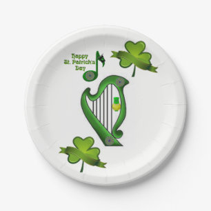 Assiettes En Carton Plaques de papier Saint Patrick's Day