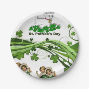 Assiettes En Carton Plaques de papier Saint Patrick's Day