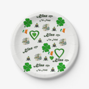 Assiettes En Carton Plaques de papier Saint Patrick's Day
