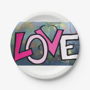 Assiettes En Carton Plaques de papier Saint-Valentin