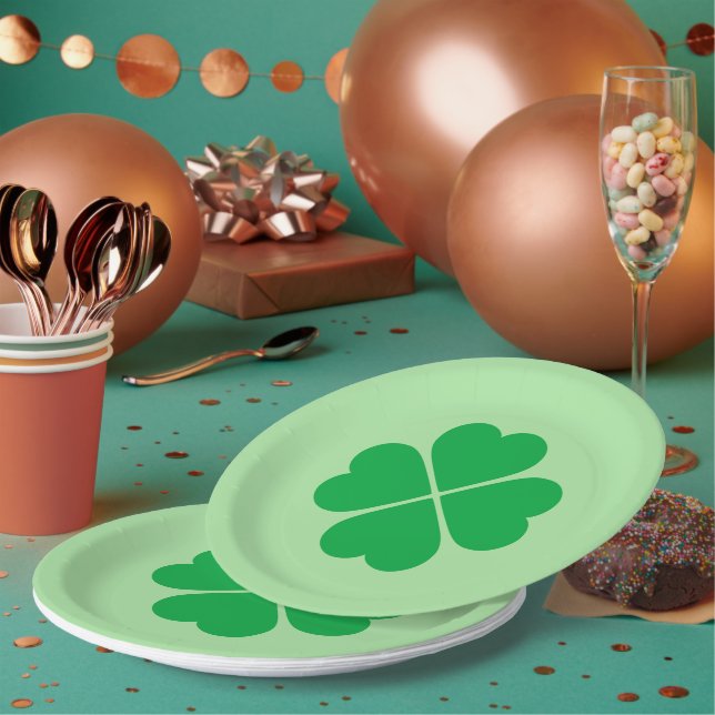 Assiettes En Carton Plaques de papier St. Patricks (Multi)