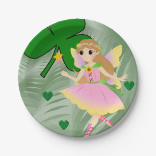Assiettes En Carton Plaques de papier St. Patrick's Day Fairy