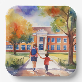 ASSIETTES EN CARTON PLAQUES DE PAPIER TEMPS DE FÊTE