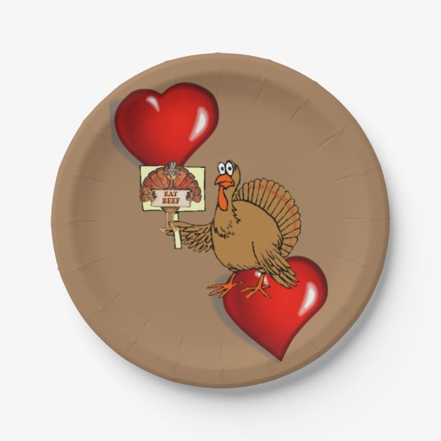 Assiettes En Carton Plaques de papier Thanksgiving (Devant)