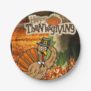 Assiettes En Carton Plaques de papier Thanksgiving