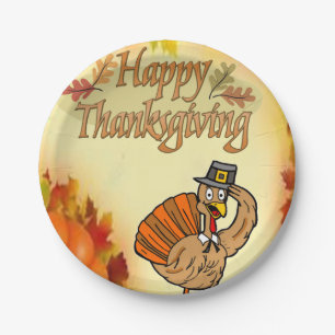 Assiettes En Carton Plaques de papier Thanksgiving