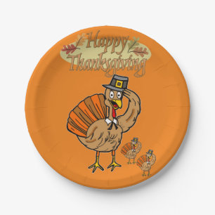 Assiettes En Carton Plaques de papier Thanksgiving