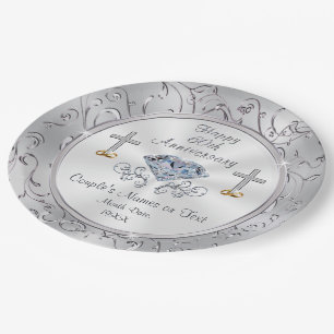 Assiettes En Carton Plaques de papier traditionnelles chrétiennes du 6