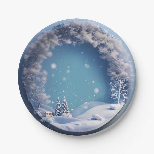 Assiettes En Carton "Plaques de papier : une alternative durable pour  (Devant)