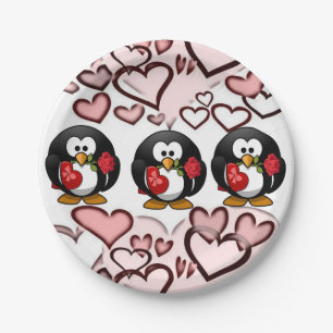 Assiettes En Carton Plaques de papier Valentine's