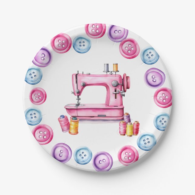 Assiettes En Carton Plaques de partie à coudre (Devant)