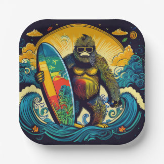 Assiettes En Carton Plaques de partie conception bigfoot