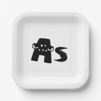 Assiettes En Carton Plaques de partie de table périodique (Arsenic)