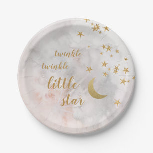 Assiettes En Carton Plaques De Petite Étoile Sur Les Plaques De Lune