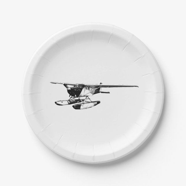 Assiettes En Carton Plaques d'hydravion (Devant)