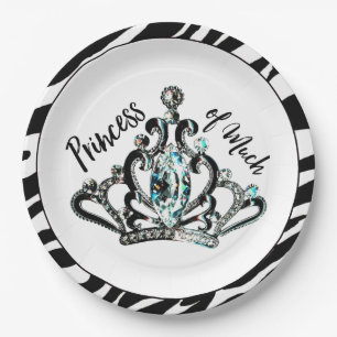 Assiettes En Carton Plaques du parti "Princess of Many"