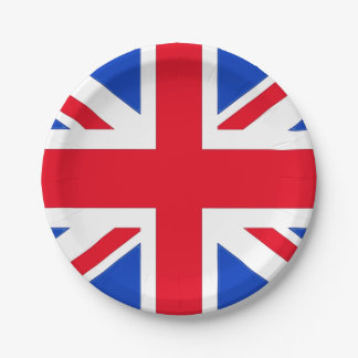 Assiettes En Carton Plaques du parti Union Jack