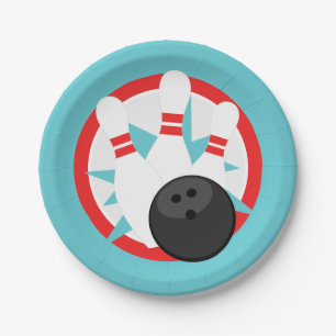 Assiettes En Carton Plaques en papier à pochette bleue turquoise