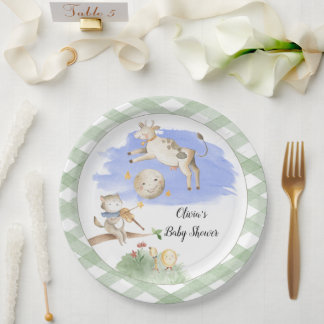 Assiettes En Carton Plaques en papier baby shower pour oie mère