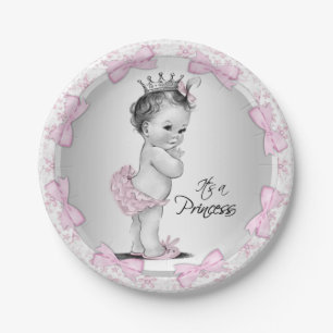 Assiettes En Carton Plaques en papier Baby shower Princess vintages
