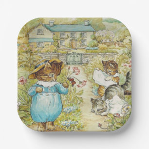 Assiettes En Carton Plaques en papier Beatrix Potter Kittens