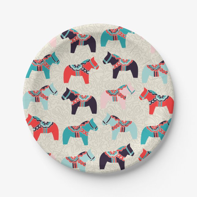 Assiettes En Carton Plaques en papier Dala Hors (Devant)