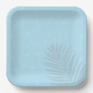 Assiettes En Carton Plaques en papier de palmier de la partie de la pi