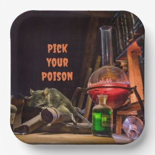 Assiettes En Carton Plaques en papier d'Halloween, choisissez votre po