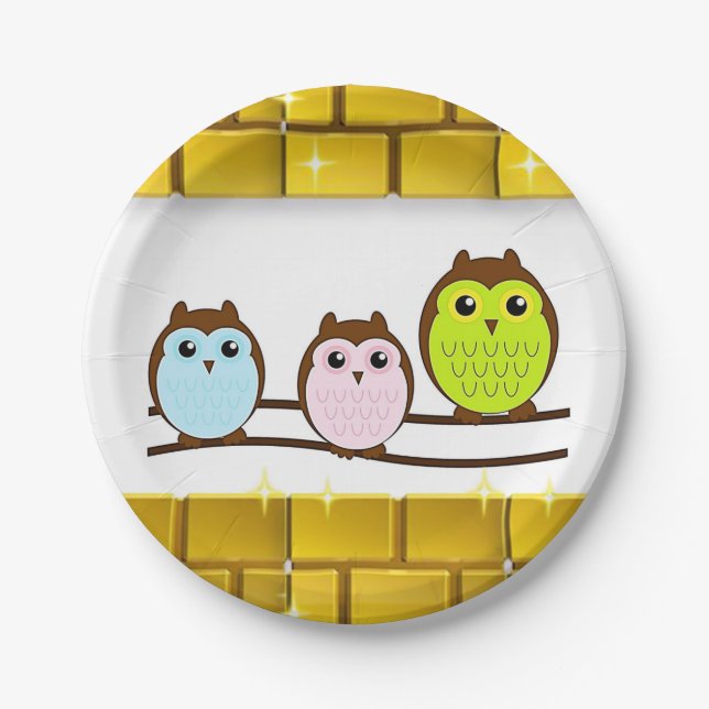 Assiettes En Carton Plaques en papier Fête des mères (Devant)