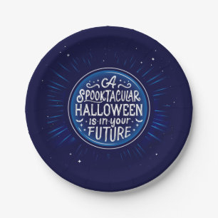 Assiettes En Carton Plaques en papier Halloween tactiles
