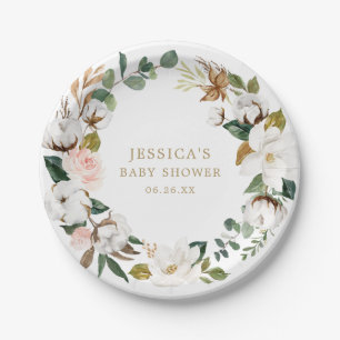 Assiettes En Carton Plaques en papier Magnolia Greenery
