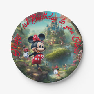 Assiettes En Carton Plaques en papier, plaque en papier rond de 7 po