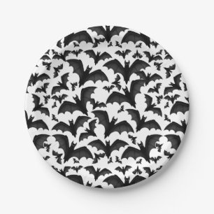Assiettes En Carton Plaques en papier pour chauves-souris Vampire vola