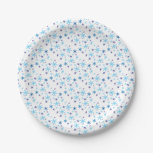 Assiettes En Carton Plaques en papier pour les flocons de neige