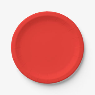 Assiettes En Carton Plaques en papier rouge à rayures
