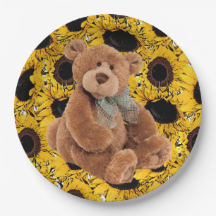 Assiettes En Carton Plaques en papier Teddy Teddy