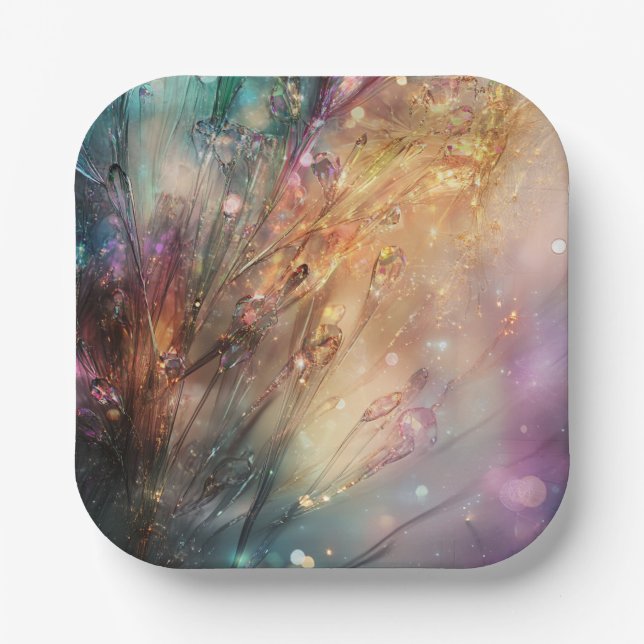 Assiettes En Carton Plaques en papier ultra-élégantes (Recto)