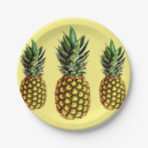 Assiettes En Carton Plaques jetables papier à imprimer à ananas
