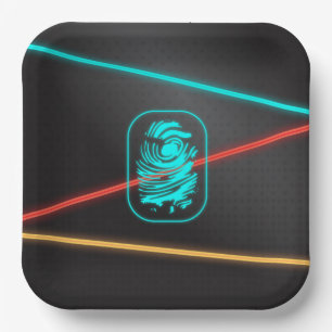 Assiettes En Carton Plaques laser de la partie d'espionnage