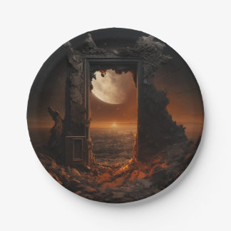 Assiettes En Carton Plaques lunes et spatiales