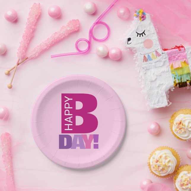 Assiettes En Carton Plaques papier Anniversaires simples et amusantes  (Fête)