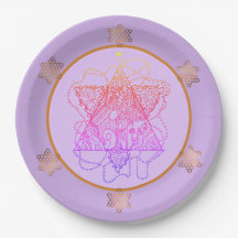 Plaques papier Berry Magen David Star